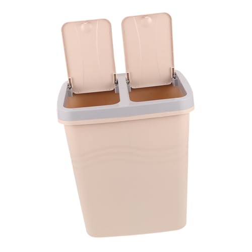 MAGICLULU Dual-kompartiment Mülltrenner Küchenmülleimer mit Deckel Robuster Schmutzresistenter Kunststoff Feucht-trocken Trennung Vielseitiger Abfalleimer für Küche Bad und Wohnzimmer MAGICLULU Dual-kompartiment Mülltrenner Küchenmülleimer mit Deckel Robuster Schmutzresistenter Kunststoff Feucht-trocken Trennung Vielseitiger Abfalleimer für Küche Bad und Wohnzimmer von MAGICLULU