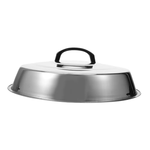 MAGICLULU Edelstahl BBQ Grill Dome mit Erhöhtem Kuppeldesign Anti ölspritzschutz Vielseitiger Grilldeckel für Outdoor Camping Steak und Großes Grillfleisch Sicherer Spritzschutz MAGICLULU Edelstahl BBQ Grill Dome mit Erhöhtem Kuppeldesign Anti ölspritzschutz Vielseitiger Grilldeckel für Outdoor Camping Steak und Großes Grillfleisch Sicherer Spritzschutz von MAGICLULU