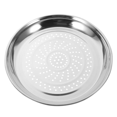 MAGICLULU Edelstahl Dämpfeinsatz für Wok Rostfreier Food Steaming Rack mit Löchern Poliert Hitzebeständig Vielseitig für Gemüse Fisch Gedämpfte Speisen Einfach zu Reinigen MAGICLULU Edelstahl Dämpfeinsatz für Wok Rostfreier Food Steaming Rack mit Löchern Poliert Hitzebeständig Vielseitig für Gemüse Fisch Gedämpfte Speisen Einfach zu Reinigen von MAGICLULU