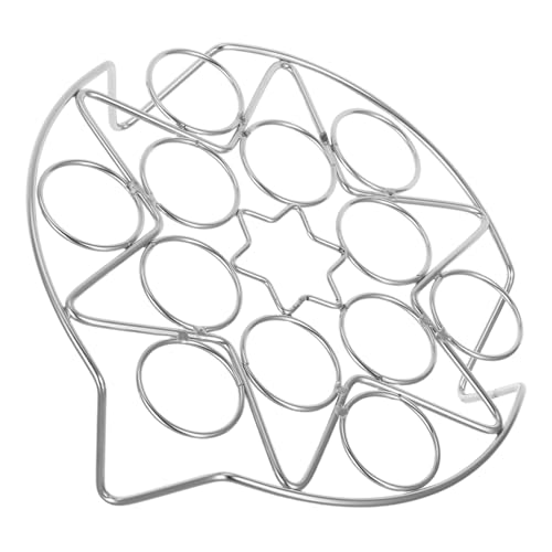 MAGICLULU Edelstahl Dampfgestell Eierhalter Rundes Stapelbares Dämpfrost Mit Stabiler Basis Für Eier Brötchen Knödel Küchenzubehör Multifunktional MAGICLULU Edelstahl Dampfgestell Eierhalter Rundes Stapelbares Dämpfrost Mit Stabiler Basis Für Eier Brötchen Knödel Küchenzubehör Multifunktional von MAGICLULU