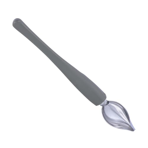 MAGICLULU Edelstahl Dekorationslöffel Saucier Soßenlöffel für Dessert Sauce Backen Buffet Restaurants Robust Rostfrei Gebogen Ergonomisch von MAGICLULU
