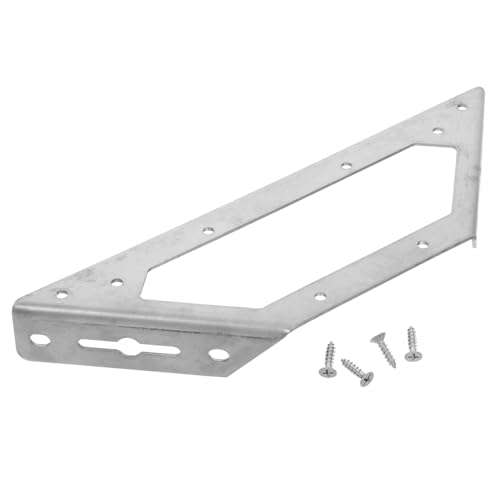 MAGICLULU Edelstahl Dreiecksklammer Winkelverbinder Möbelverbinder Eckverbinder Trapezform für Regal Schrank Tisch Stuhl Rostfrei Stabil Präzise Gefertigt Einsetzbar von MAGICLULU