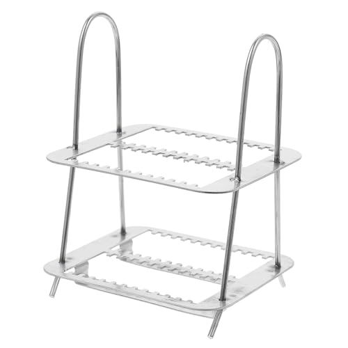 MAGICLULU Edelstahl Färbegestell Positionen Glas objektträgerhalter Mikroskop Probenhalter Langlebig Leicht Tragbar für Labor und Biologie MAGICLULU Edelstahl Färbegestell Positionen Glas objektträgerhalter Mikroskop Probenhalter Langlebig Leicht Tragbar für Labor und Biologie von MAGICLULU