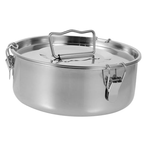 MAGICLULU Edelstahl Flanform mit Deckel Dampfgarer Zubehör Gleichmäßige Hitzeverteilung Vielseitig für Kuchen und Flan Großer Einlagiger Dampfkorb Leicht zu Reinigen Geeignet für MAGICLULU Edelstahl Flanform mit Deckel Dampfgarer Zubehör Gleichmäßige Hitzeverteilung Vielseitig für Kuchen und Flan Großer Einlagiger Dampfkorb Leicht zu Reinigen Geeignet für von MAGICLULU