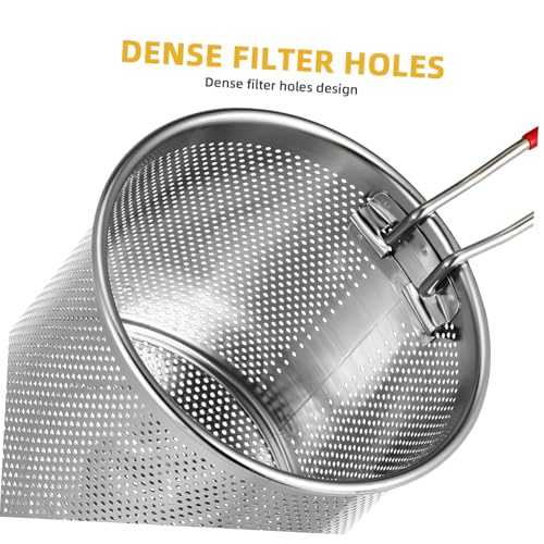 MAGICLULU Edelstahl Frittierkorb mit Silikongriff und Deckel Kompakter Mini Frittiertopf für Pommes Gemüse Fleisch Sicherer Anti rutsch Griff Herdgeeignet Vielseitig Einsetzbar für Zuhause von MAGICLULU