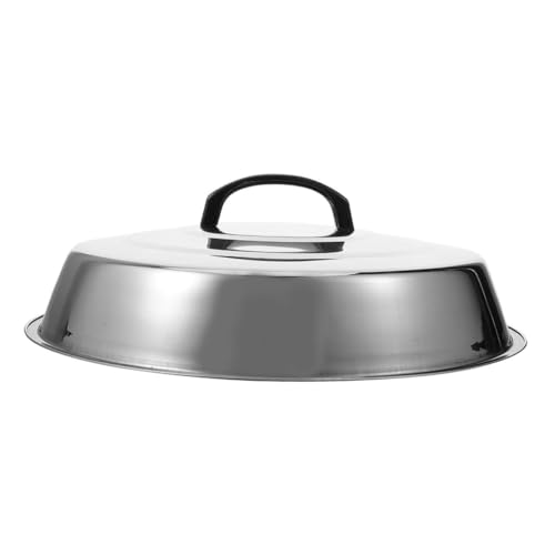 MAGICLULU Edelstahl Grill Dome Abdeckung Hochgewölbt Mit Einstellbaren Lüftungsöffnungen Für Gleichmäßiges Grillen Großer Fleischstücke Für Outdoor Camping BBQ MAGICLULU Edelstahl Grill Dome Abdeckung Hochgewölbt Mit Einstellbaren Lüftungsöffnungen Für Gleichmäßiges Grillen Großer Fleischstücke Für Outdoor Camping BBQ von MAGICLULU