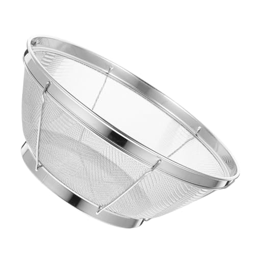 MAGICLULU Edelstahl Küchensieb Mit Feinem Netz Multifunktionales Abtropfsieb Für Obst Gemü Reis Und Mehr Rostfreier Strainer Für Die Küche MAGICLULU Edelstahl Küchensieb Mit Feinem Netz Multifunktionales Abtropfsieb Für Obst Gemü Reis Und Mehr Rostfreier Strainer Für Die Küche von MAGICLULU