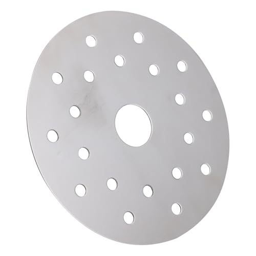 MAGICLULU Edelstahl Wärmeleitplatte für Keramik Glasaufläufe Induktionsherd Kompatibler Wärmeverteiler Hitzebeständig Sicher und Vielseitig für Küchenbedarf von MAGICLULU