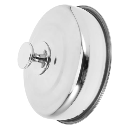 MAGICLULU Edelstahl-servierabdeckung Runder Kuchenteller Robuster Metallgriff Zum Grillen von MAGICLULU