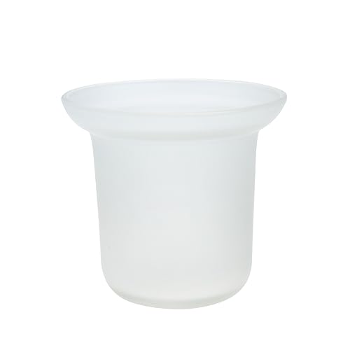 MAGICLULU Eleganter Toilettenbürstenbecher Aus Glas Ersatz-toilettenbürstenhalter für Die Badezimmerreinigung Schlichtes Design von MAGICLULU