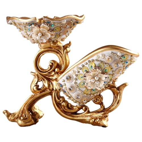 MAGICLULU Goblet Wine Display Rack Europäischer Rotweinständer Für Stilvolle Bar-Dekoration Eleganter Und Flaschenhalter Aus Hochwertigem Resin Für Wohnzimmer Und Esszimmer von MAGICLULU