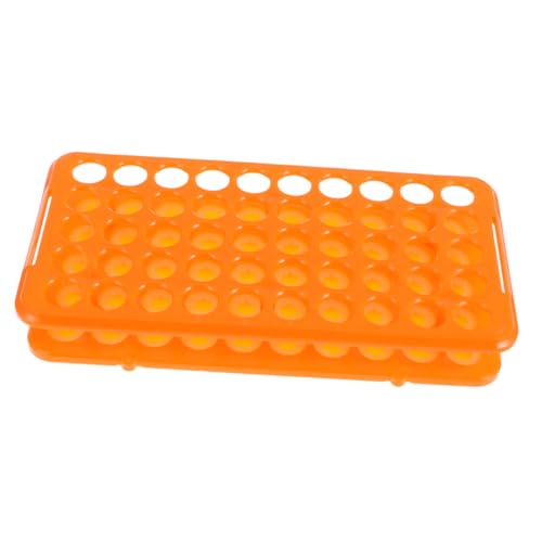 MAGICLULU Fach Zentrifugenröhrchenhalter aus Kunststoff Lochgröße Beständig gegen Säuren Basen und Temperaturen Rutschfester Silikonunterlage für Labor und Inspektionsräume Orange MAGICLULU Fach Zentrifugenröhrchenhalter aus Kunststoff Lochgröße Beständig gegen Säuren Basen und Temperaturen Rutschfester Silikonunterlage für Labor und Inspektionsräume Orange von MAGICLULU