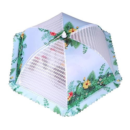 MAGICLULU Faltbarer Lebensmittel-schutzschirm Mit Schönem Druck Insektenhaube Für BBQ Picknicks Und Partys Leicht Zu Transportieren Und Zusammenklappbar Grün MAGICLULU Faltbarer Lebensmittel-schutzschirm Mit Schönem Druck Insektenhaube Für BBQ Picknicks Und Partys Leicht Zu Transportieren Und Zusammenklappbar Grün von MAGICLULU