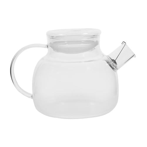 MAGICLULU Glas Kalt Wasserkocher 1000ml Kapazität Infuser Sieb Für Blume Tee Küche Wasser Spender von MAGICLULU