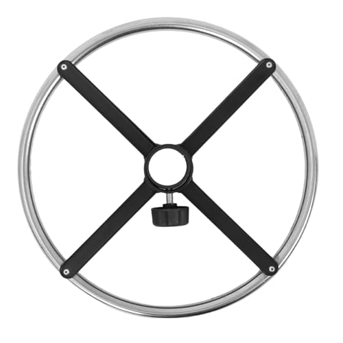 MAGICLULU Fußstützenring Edelstahl für Bürostuhl Barhocker und Gamingstuhl Vielseitiges Zubehör Einfache Montage Ergonomische Entlastung Beim Langen Sitzen Kompatibel mit Drehstühlen von MAGICLULU