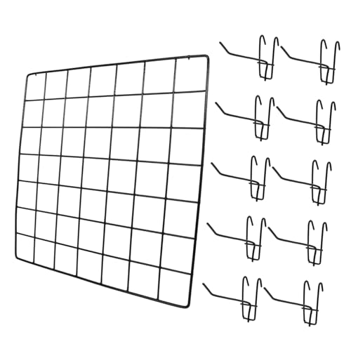 MAGICLULU 10stücke Metallgitter-wandpaneel Aus Eisen Quadratisch Für Aufbewahrung Und Organisation Mit Löchern Zum Aufhängen Für Fotos Bücher Und Heimdekoration MAGICLULU 10stücke Metallgitter-wandpaneel Aus Eisen Quadratisch Für Aufbewahrung Und Organisation Mit Löchern Zum Aufhängen Für Fotos Bücher Und Heimdekoration von MAGICLULU