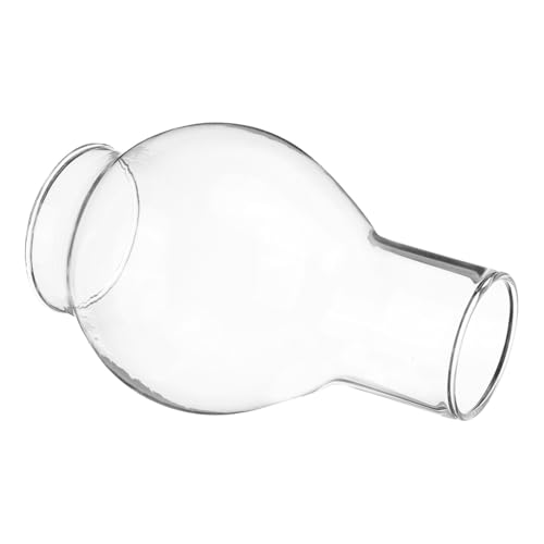 MAGICLULU Glas-Kerzen-Schutz Durchsichtig Für Kerzenhalter Winddicht Transparent Langlebig Dekorativ Für Zuhause von MAGICLULU