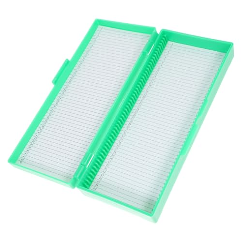 MAGICLULU Glas Objektträger Aufbewahrungsbox Fächer Abs Mikroskop Folienhalter mit Nummerierung Schutz und Langlebig für Labor und Mikroskop Zubehör MAGICLULU Glas Objektträger Aufbewahrungsbox Fächer Abs Mikroskop Folienhalter mit Nummerierung Schutz und Langlebig für Labor und Mikroskop Zubehör von MAGICLULU