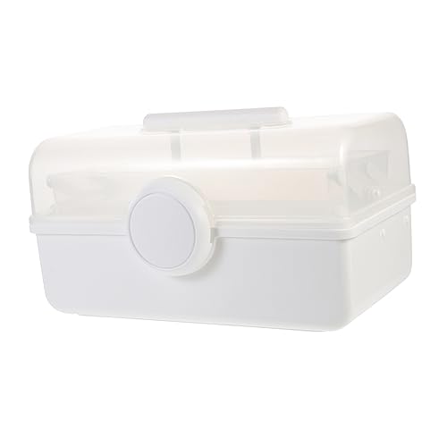 MAGICLULU Große Aufbewahrungsbox mit Tragegriff Mehrschichtiger Vielseitiger Desktop Organizer für Medikamente Reiseapotheke und Haushaltsgegenstände Leichter für Zuhause Büro und Unterwegs MAGICLULU Große Aufbewahrungsbox mit Tragegriff Mehrschichtiger Vielseitiger Desktop Organizer für Medikamente Reiseapotheke und Haushaltsgegenstände Leichter für Zuhause Büro und Unterwegs von MAGICLULU