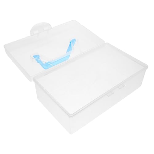 MAGICLULU Große Mahjong Aufbewahrungsbox aus Kunststoff mit Griff Transparenter Mahjong Organizer für Spielsteine für Zuhause und Unterwegs MAGICLULU Große Mahjong Aufbewahrungsbox aus Kunststoff mit Griff Transparenter Mahjong Organizer für Spielsteine für Zuhause und Unterwegs von MAGICLULU