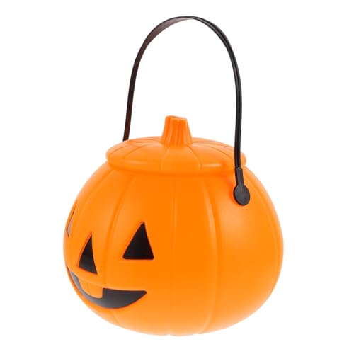 MAGICLULU Großer Halloween Kürbis Eimer mit Henkel Wiederverwendbarer Süßigkeitenbehälter Kreativer Party Candy Bucket für Trick Treat Robustes Kunststoff Design MAGICLULU Großer Halloween Kürbis Eimer mit Henkel Wiederverwendbarer Süßigkeitenbehälter Kreativer Party Candy Bucket für Trick Treat Robustes Kunststoff Design von MAGICLULU