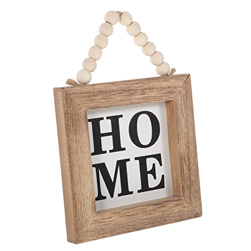 MAGICLULU Hängendes Holzschild für Dekorative Wandgestaltung Rustikales Holztafel Schild für Garten Kreative Plakettenverzierung Geschenkidee für Freunde von MAGICLULU