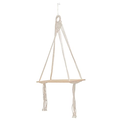 MAGICLULU Hängeregal aus Makramee im Boho Stil Baumwollseil Dekoratives Wandregal für Wohnzimmer Schlafzimmer für Pflanzen und Dekoartikel MAGICLULU Hängeregal aus Makramee im Boho Stil Baumwollseil Dekoratives Wandregal für Wohnzimmer Schlafzimmer für Pflanzen und Dekoartikel von MAGICLULU