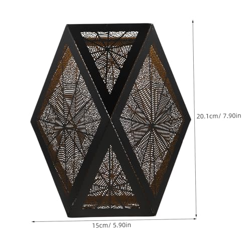 MAGICLULU Halloween Lampenschirm Metall Ersatz Schwarzer Hohl Geschnittener Spinnennetz Lampenschirm Robuste Metallkonstruktion Schnelle Montage Geeignet für Steh Tischlampen Gruselige MAGICLULU Halloween Lampenschirm Metall Ersatz Schwarzer Hohl Geschnittener Spinnennetz Lampenschirm Robuste Metallkonstruktion Schnelle Montage Geeignet für Steh Tischlampen Gruselige von MAGICLULU