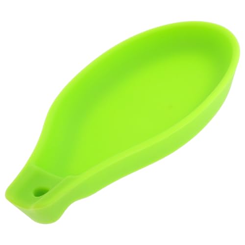 MAGICLULU Halter Für Kaffeerührer Löffel Ruhe Weiß Mutter Löffelhalter Für Die Küche Ausruhen Unser Arbeitsplatte Löffelablage Für Küchentheke Rot Klein Kieselgel Light Green von MAGICLULU