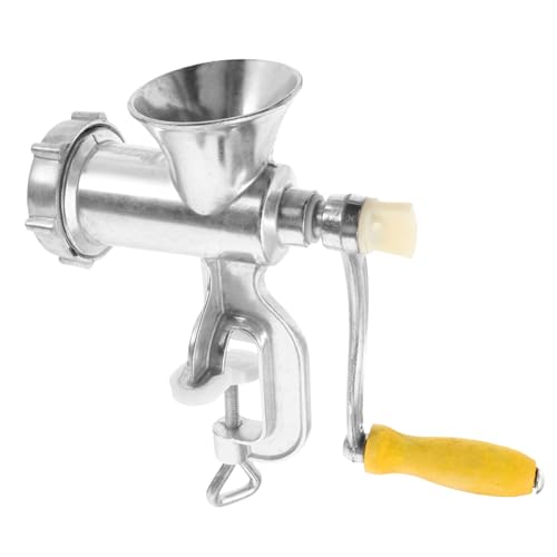 MAGICLULU Handfleischwolf Aus Aluminiumlegierung Wurstfüller Fleischwolf für Den Haushalt von MAGICLULU