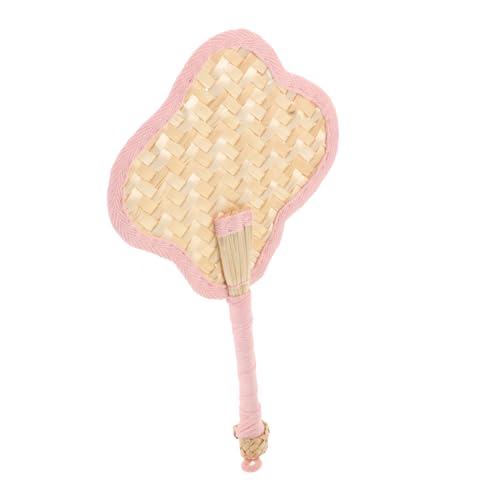 MAGICLULU Handgefertigter Chinesischer Mini-strohfächer Vierblättriges Kleeblatt-design Atmungsaktiv Sicher für Junge Mädchen Leichter Handventilator für Sommer und Dekoration MAGICLULU Handgefertigter Chinesischer Mini-strohfächer Vierblättriges Kleeblatt-design Atmungsaktiv Sicher für Junge Mädchen Leichter Handventilator für Sommer und Dekoration von MAGICLULU