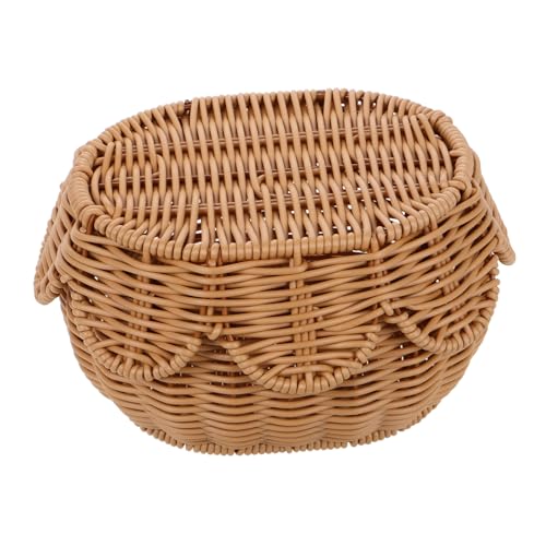 MAGICLULU Aufbewahrungskiste Mit Deckel Aus Seegras Handgewebter Korb Für Regal Oder Kleiderschrank Natürliche Dekobox Für Snacks Kosmetika Und Schmuck Staub Und Feuchtigkeitsgeschützt von MAGICLULU