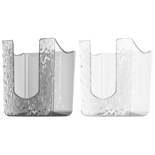 MAGICLULU Handschuhfachhalter 2 Stück Wandhalterung Einweg-Handschuhspender Selbstklebende Halterung Für Kosmetiktücher Handschuhhalter Für Gummihandschuhe Organizer von MAGICLULU