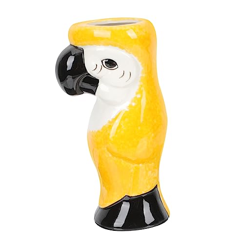 MAGICLULU Hawaiianisches Weinglas Vogel Tiki Becher. Party Tiki Cup. Cocktailgläser Weingläser schnapsgläser Cocktailbecher für den Haushalt multifunktionaler Weinbecher empfindlich Papagei von MAGICLULU