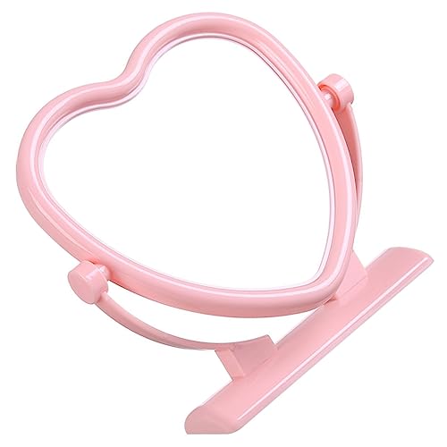MAGICLULU Herzförmiger Spiegel Tragbarer Doppelseitiger Schminkspiegel Elegantes Tisch-/kommoden- - MAGICLULU Herzförmiger Spiegel Tragbarer Doppelseitiger Schminkspiegel Elegantes Tisch-/kommoden- - von MAGICLULU