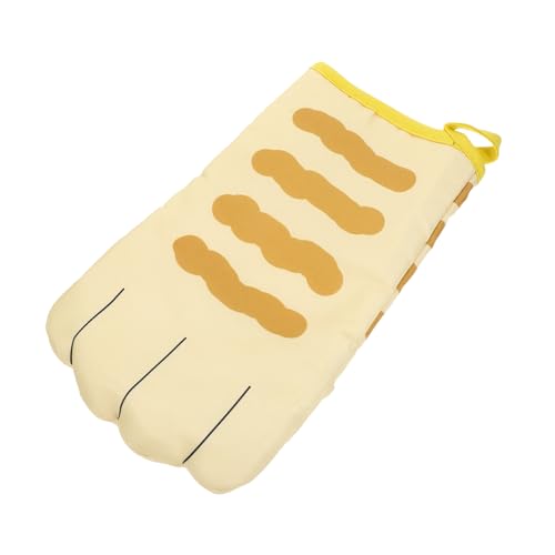 MAGICLULU Hitzebeständige Ofenhandschuhe Küchenhandschuhe mit Rutschfestem Griff Hitzeschützende Backhandschuhe für Grillen Kochen Backen und Mikrowellen Ergonomisch und Vielseitig von MAGICLULU