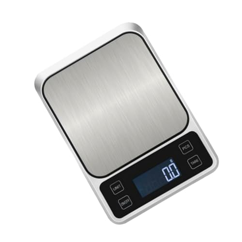MAGICLULU Hochpräzise Digitale Küchenwaage aus Tragbar zum Backen Wiegt Lebensmittel Schmuck und Gewürze Einfach zu Reinigen Langlebig MAGICLULU Hochpräzise Digitale Küchenwaage aus Tragbar zum Backen Wiegt Lebensmittel Schmuck und Gewürze Einfach zu Reinigen Langlebig von MAGICLULU
