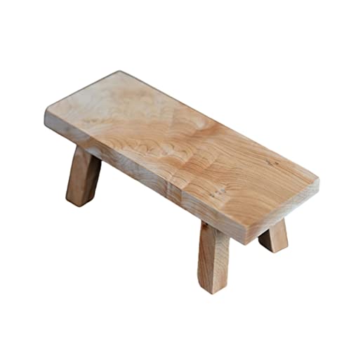 MAGICLULU Holz Hocker Kleiner Hocker Fußhocker aus Zedernholz Retro Design Kunsthandwerk für Blumenständer und Aufbewahrungshelfer für Zuhause Büro und Café MAGICLULU Holz Hocker Kleiner Hocker Fußhocker aus Zedernholz Retro Design Kunsthandwerk für Blumenständer und Aufbewahrungshelfer für Zuhause Büro und Café von MAGICLULU