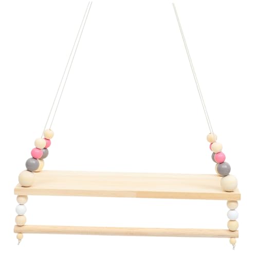 MAGICLULU Holzperlenregal Lagerregale Makramee Wandbücherregal Raumdekor Dekorieren Organizer Wandregal Regale Für Wanddekorationen Kinderzimmer Bücherregale Heimdekor Rack Nylon MAGICLULU Holzperlenregal Lagerregale Makramee Wandbücherregal Raumdekor Dekorieren Organizer Wandregal Regale Für Wanddekorationen Kinderzimmer Bücherregale Heimdekor Rack Nylon von MAGICLULU