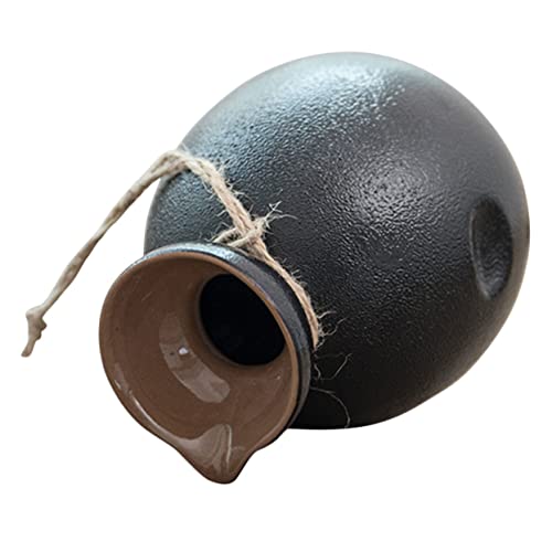 MAGICLULU Japanischer Sake Kessel Eleganter Keramiktopf für Aufbewahrung von Sake Wiederverwendbar Perfektes und Stilvolle Anlässe von MAGICLULU