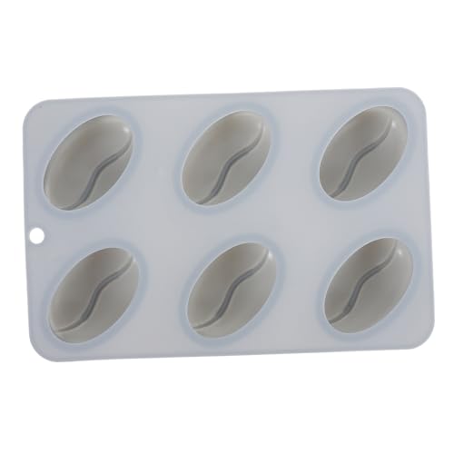 MAGICLULU Kaffee Bohnen Silikonform für Mousse Fach Backform für Schokolade Bonbons Seifen Kerzen und Eiswürfel Flexibel Einfach zu Reinigen für DIY Projekte von MAGICLULU