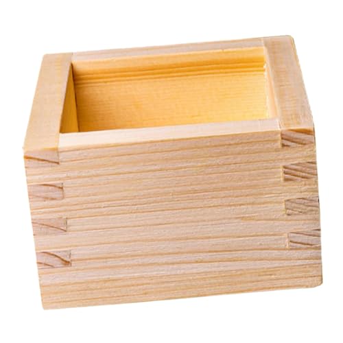 MAGICLULU Authentisches Japanisches – Holzbox Für Sushi-restaurants Sake-becherhalter Behälter Für Teepartys MAGICLULU Authentisches Japanisches – Holzbox Für Sushi-restaurants Sake-becherhalter Behälter Für Teepartys von MAGICLULU