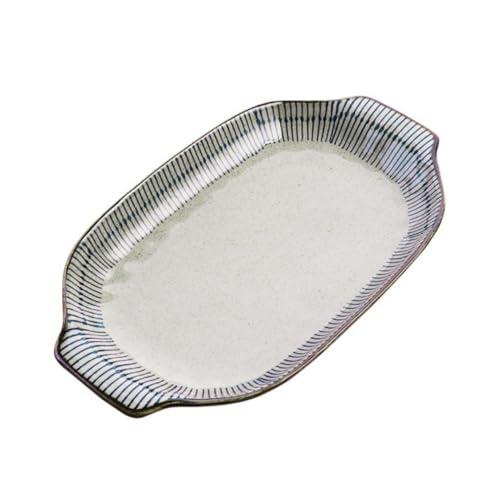 MAGICLULU Keramik Backform mit Zwei Griffen Rechteckige Ofenform für Zuhause Langlebiges Kochgeschirr Vielseitig für Backen und Servieren Leicht zu Reinigen Hitzebeständig von MAGICLULU