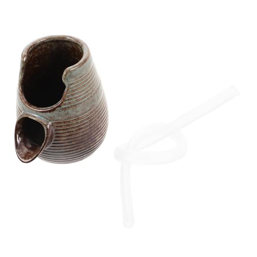 MAGICLULU Keramiktopf Mit Wasserfall-Design Für Innen Und Außenbereich Hydroponische Pflanzenstütze Wasserauslass Für Aquarien Und Gartenbrunnen MAGICLULU Keramiktopf Mit Wasserfall-Design Für Innen Und Außenbereich Hydroponische Pflanzenstütze Wasserauslass Für Aquarien Und Gartenbrunnen von MAGICLULU