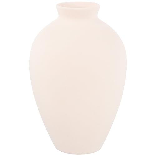 MAGICLULU Keramikvase große Vase hohe Vase dekorativ Dekoration getrockneter Blütenbehälter Trockenblumenvase aus Keramik Hausvase Vase für Blumenarrangements Tischvase Weiß von MAGICLULU