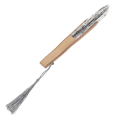 MAGICLULU Kielmesser-Fan faltbar Lüfter gehaltenen kühlkaraffe kühlhaube Fan Handheld Hand held Fan Handheld fächer Fan im japanischen Stil Cosplay -Requisite Stoff Grey MAGICLULU Kielmesser-Fan faltbar Lüfter gehaltenen kühlkaraffe kühlhaube Fan Handheld Hand held Fan Handheld fächer Fan im japanischen Stil Cosplay -Requisite Stoff Grey von MAGICLULU