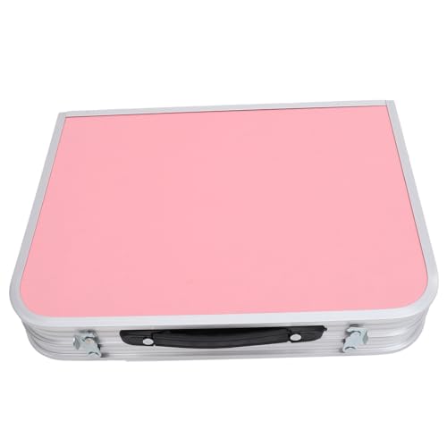 MAGICLULU Klappbarer Metalltisch Tragbarer Kleiner Tisch für Zuhause Dorm und Outdoor Praktischer Stabiler Klapptisch für Camping und Picknick Platzsparend und Leicht zu Transportieren von MAGICLULU