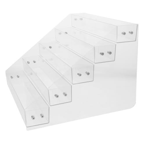 MAGICLULU Klarer Zigarettenständer Stöckiger Verkaufsregal für Kaugummi Platzsparendes Design für Einzelhandelsgeschäfte Transparentes Display Regal von MAGICLULU