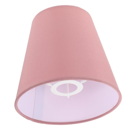 MAGICLULU Kleiner Stoff Lampenschirm Vintage Fassform Universeller Ersatzschirm für Steh- Tisch- Wand Kronleuchterlampen Handgenähtes Design für Schlafzimmer Wohnzimmer und Badezimmer von MAGICLULU