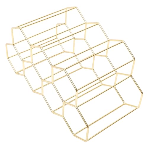 MAGICLULU Kleines Weinregal Minimalistischer Weinständer Für Flaschen Weinflaschen Präsentationsregal Für Esszimmer Und Barbereich von MAGICLULU